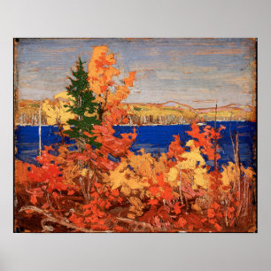 Tom Thomson Autumn Foliage Fall 1916 Poster