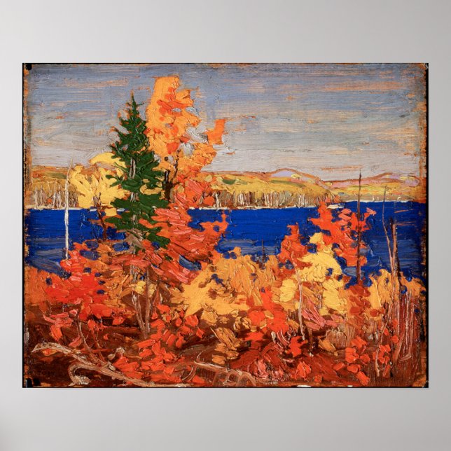 Tom Thomson Autumn Foliage Fall 1916 Poster (Framsidan)