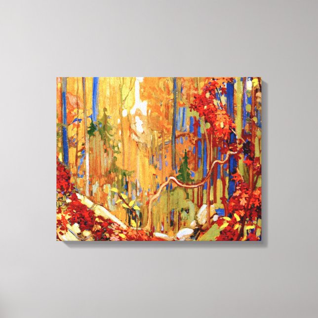 Tom Thomson - Autumn's Garland Canvastryck (Framsida)