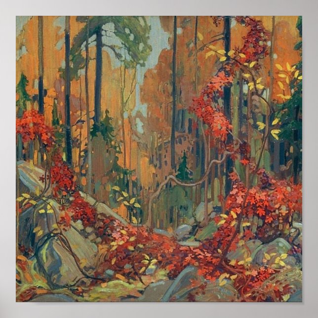 Tom Thomson Autumn's Garland Poster (Framsidan)