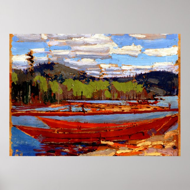 Tom Thomson - Bateaux Poster (Framsidan)