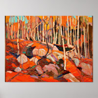 Tom Thomson - Birch Grove, hösten
