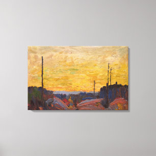 Tom Thomson - BURNED OVER LAND 1916 Canvastryck