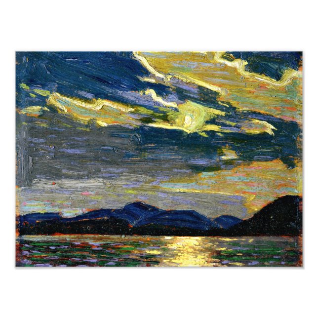 Tom Thomson - Het sommarmånsken Fototryck (Framsidan)