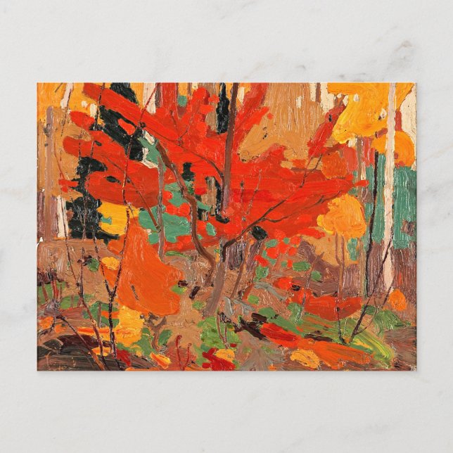 Tom Thomson - hösten, hösten 1916 Vykort (Framsida)