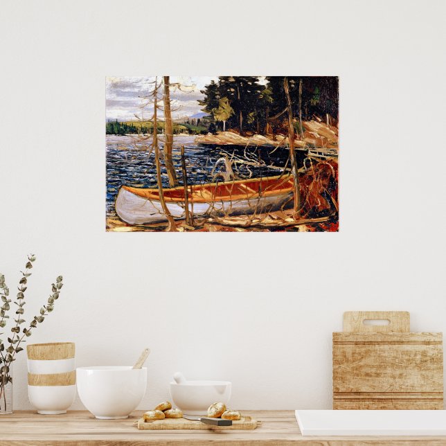 Tom Thomson - Kanotduken, Poster (Kök)