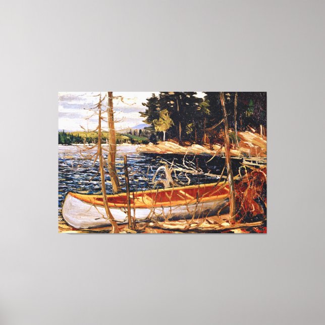 Tom Thomson - Kanvastrycket Canoe Canvastryck (Framsida)