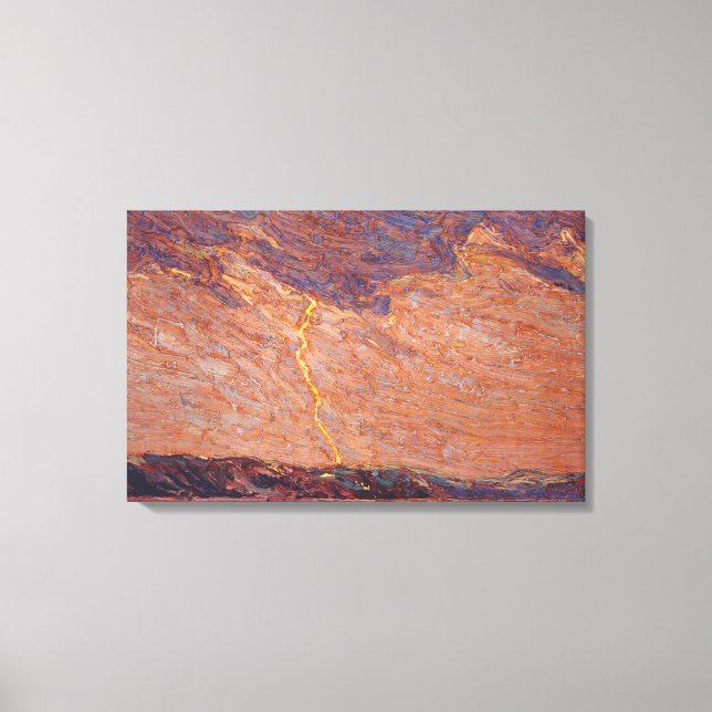 Tom Thomson - LIGHXT CANOE SJÖ 1915 Canvastryck (Framsida)