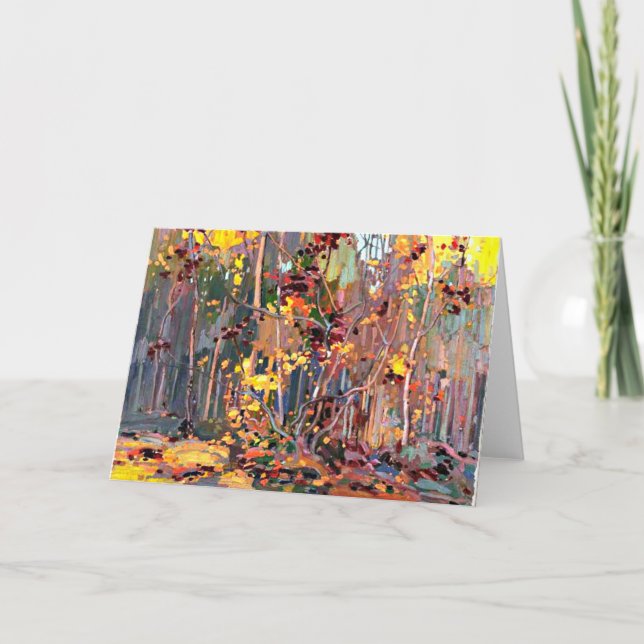 Tom Thomson - lönn Saplings-1917 Kort (Framsida)