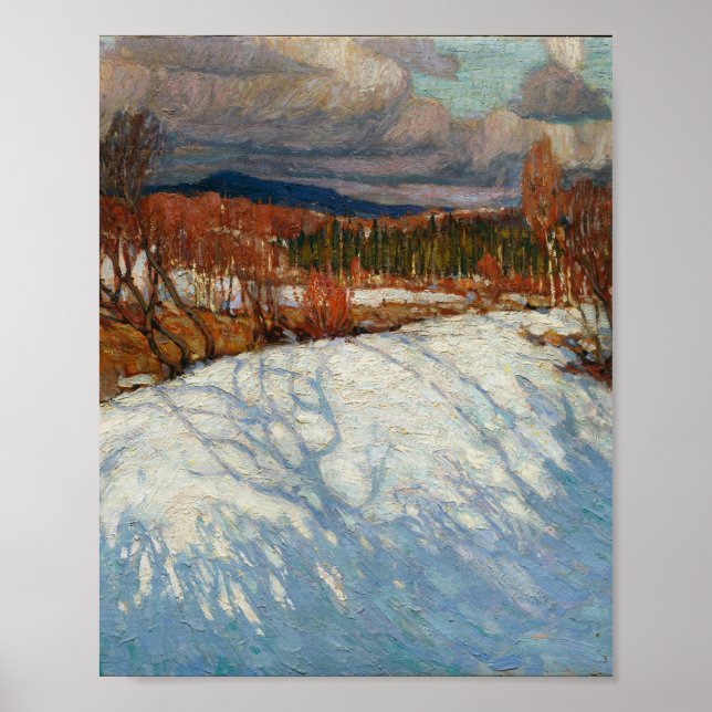 Tom Thomson Painting Algonquin Park Ontario Poster (Framsidan)
