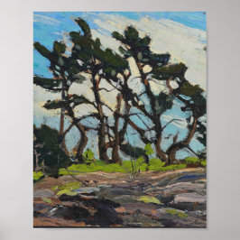 Tom Thomson Painting Gräs Island Canadian Land Poster