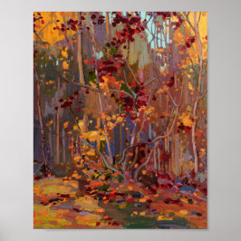 Tom Thomson Painting Maple Saplings Canadian Land Poster