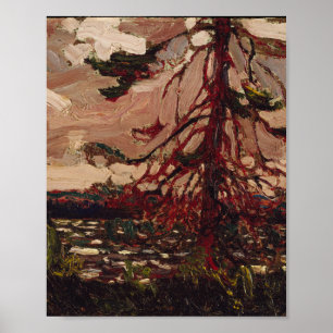 Tom Thomson Painting Ragged Gräs Ontario liggande Poster