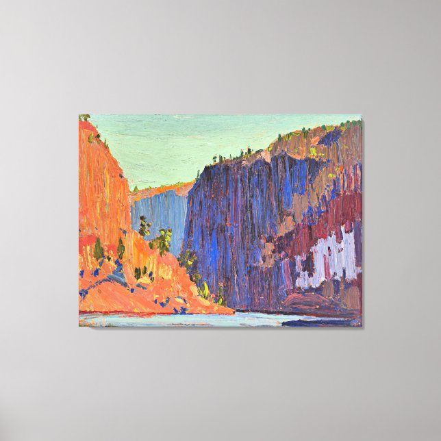 Tom Thomson - Petawawa Gorges Canvastryck (Framsida)