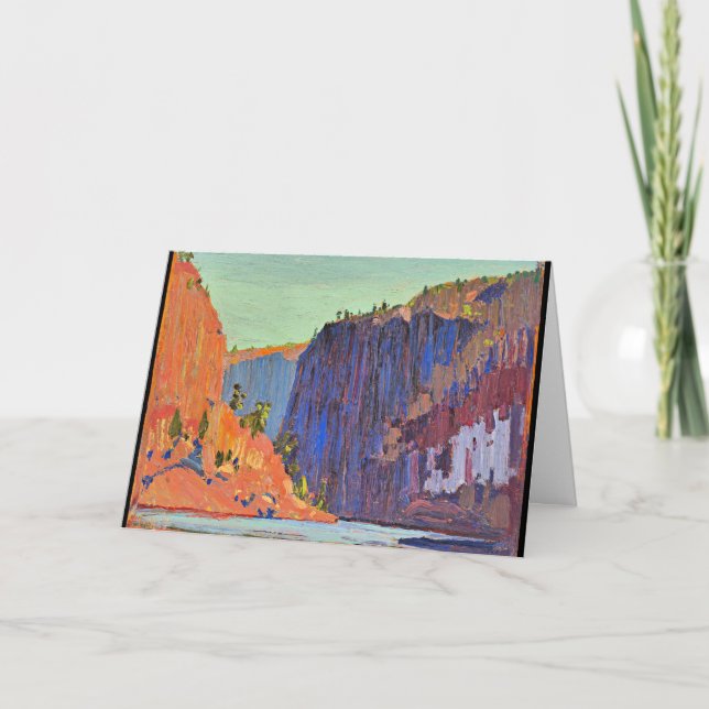 Tom Thomson - Petawawa Gorges Kort (Framsida)