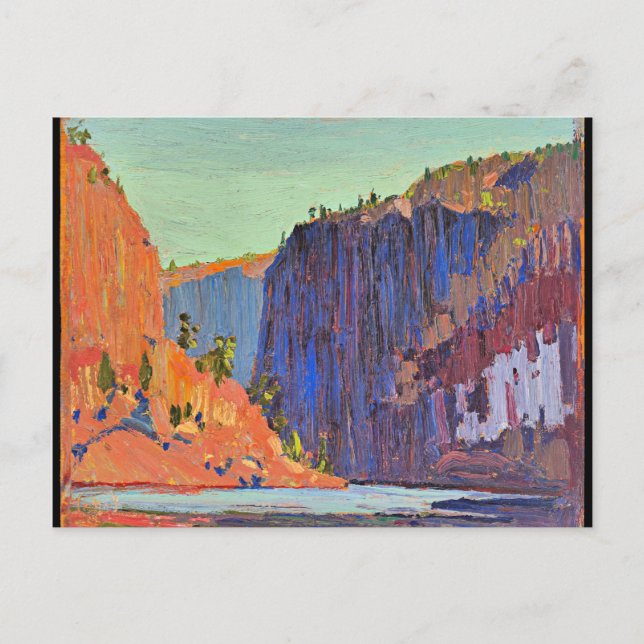Tom Thomson - Petawawa Gorges Vykort (Framsida)