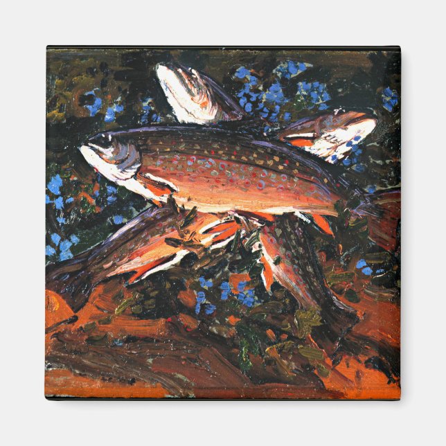 Tom Thomson - Tre trout Magnet (Framsidan)
