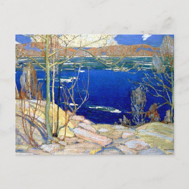 Tom Thomson - Vår Ice Vykort (Framsida)