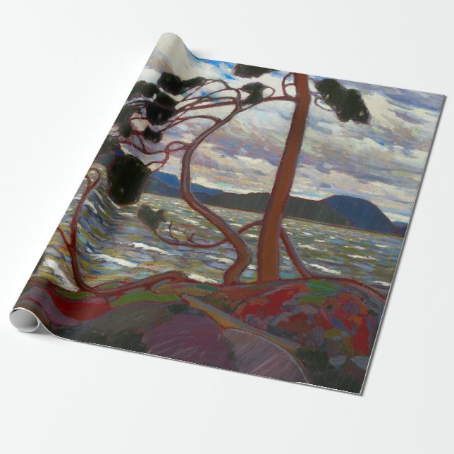 Tom Thomson Västra vindarna Presentpapper (Utrullad)