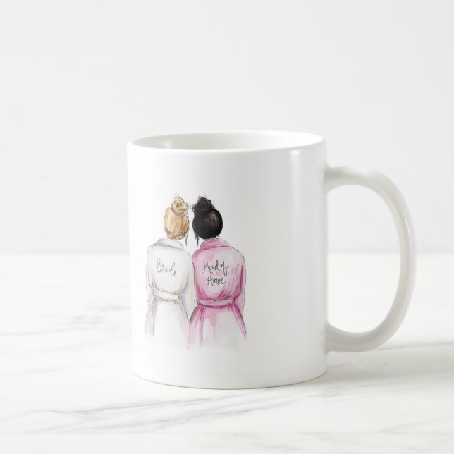 TOM TILLBAKA Bk för brud för bulle för muggDk Bl Kaffemugg (Höger)