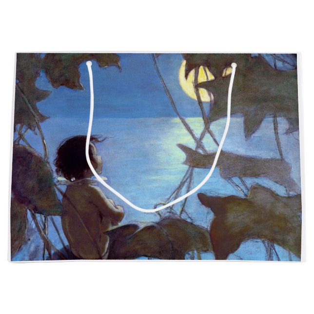 Tom tittar på Måne, Jessie Willcox Smith (Framsidan)