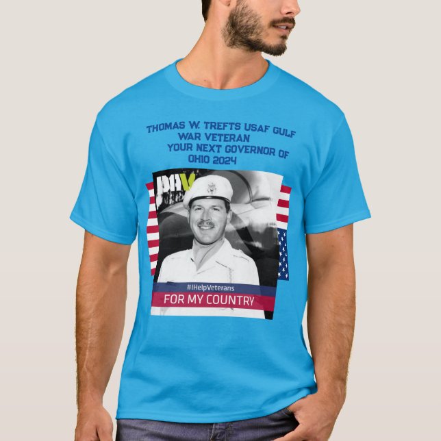 TOM TREFTS FOR GOVERNOR OF OHIO 2024 T SHIRT (Framsida)