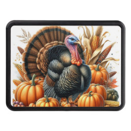 Tom Turkiet med Pumpkins Thanksgiving 2 tum Dragkroksskydd