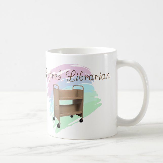 TOM VAGN för pensionerad bibliotekarie Kaffemugg (Höger)