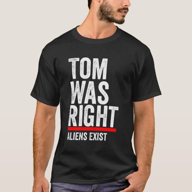 Tom var Höger Utomjordingar finns Manar Kvinnor i  T Shirt (Framsida)
