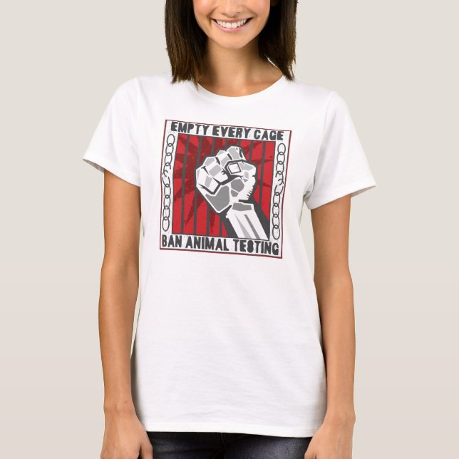 Töm varje bur t-shirt (Framsida)