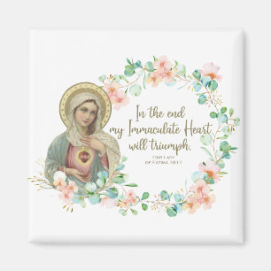 Tom Virgin Mary Fatima Religiösa katolik Magnet