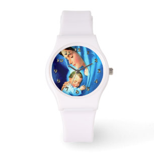 Tom Virgin Mary med Baby Jesus Armbandsur