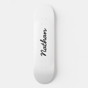 Tom vit old school skateboard bräda 18 cm