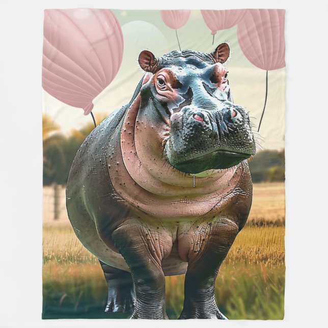 Töm vriden med  bubblor och Rosor Fleecefilt (Framsidan)