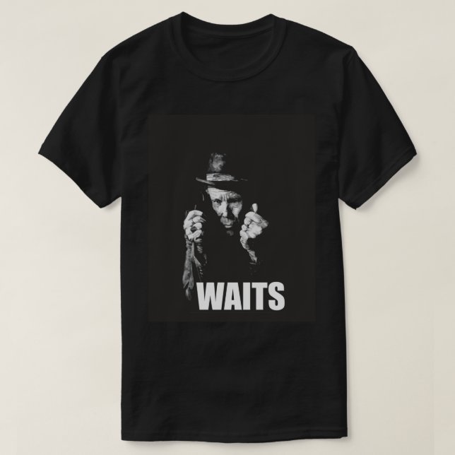 Tom Waits Graphic T-Shirt (Design framsida)