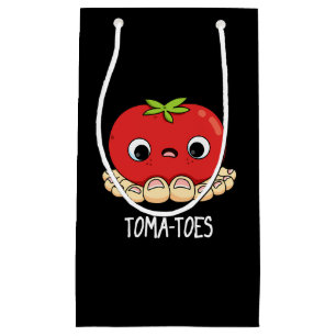 Toma-toes Funny Tomato With Toes Pun Mörk BG