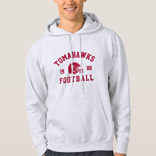 Tomahawks Football Hoodie (Framsida)