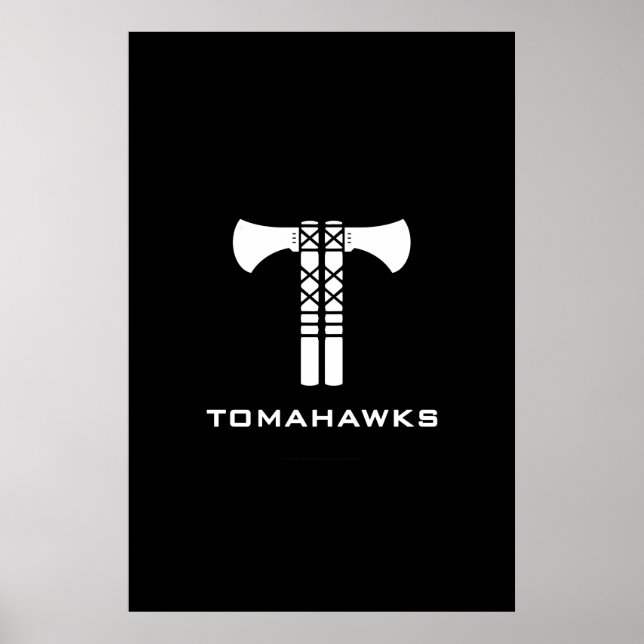 Tomahawks Logotyp Poster (Framsidan)