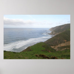 Tomales Point vid Point Reyes National Seashore Poster