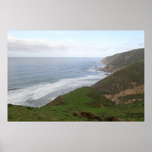 Tomales Point vid Point Reyes National Seashore Poster (Framsidan)