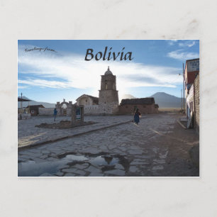 Tomarapi-kyrkan i Sajama Bolivia Vykort