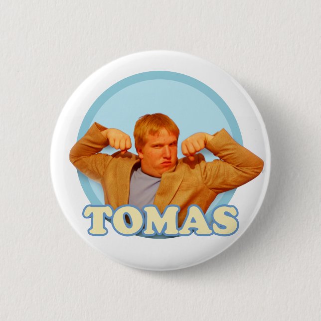Tomas! Yeah! Knapp (Framsida)