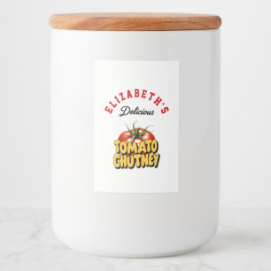 Tomat Chutney Mat Etikett