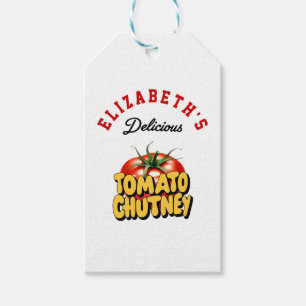 Tomat Chutney Presentetikett