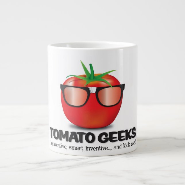 Tomat Geek Mugg Jumbo Mugg (Framsidan)