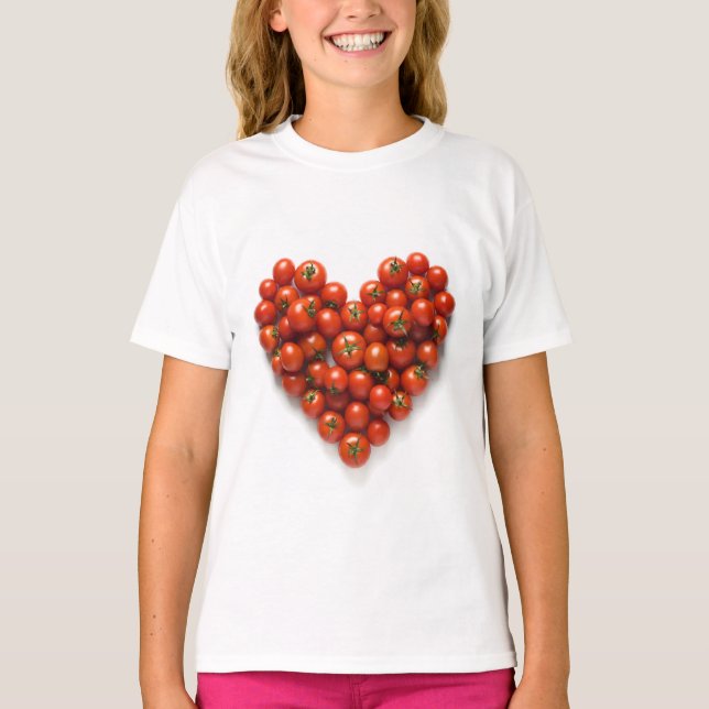 Tomat Hjarta T Shirt (Framsida)