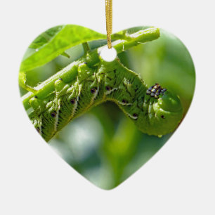 Tomat Hornworm Julgransprydnad Keramik