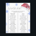 Tomat - skulle hon hellre leka?<br><div class="desc">Vinterbabyduschen! Jul baby! Vattenfärgshatt! Inbjudan dina gäster med den här vattenfärgen Santa hat och snöflingor - inbjudan till elegant för babydusch. Matchande objekt är tillgängliga.</div>