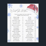 Tomat - skulle hon hellre leka?<br><div class="desc">Vinterbabyduschen! Jul baby! Vattenfärgshatt! Inbjudan dina gäster med den här vattenfärgen Santa hat och snöflingor - inbjudan till elegant för babydusch. Matchande objekt är tillgängliga.</div>