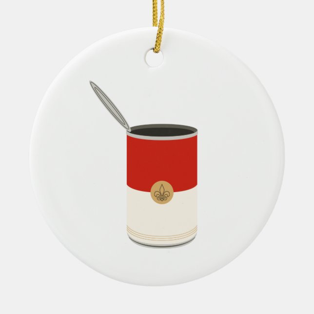 Tomat soppa julgransprydnad keramik (Framsidan)